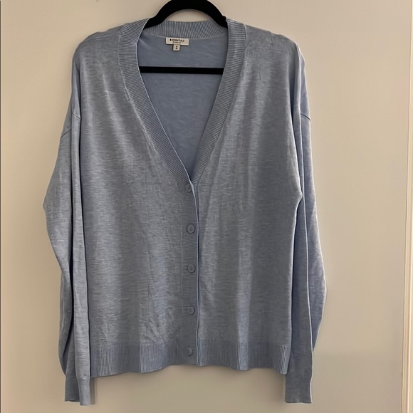 Reitmans R Essentials Light‎ Blue cardigan - Picture 3 of 12